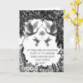 Fairy Whimsical Forest of Magic Karte (Gelbe Blume)