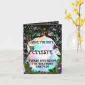 Fairy Whimsical Forest of Magic Karte (Gelbe Blume)