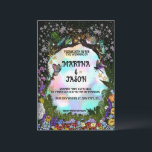 Fairy Whimsical Forest of Magic Save The Date<br><div class="desc">Fairy whimsical forest of magic its a look that feels so magical that it came out straight of the dream and imagination,  from its forested trees to blossoming flowers scattered all around with many colorful and fun insects,  bugs and etc.</div>