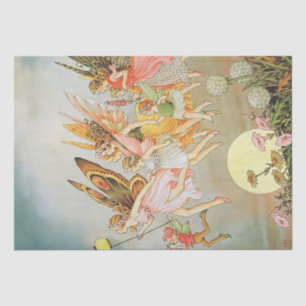 Fairy Whimsical Kinderzimmer Mairytale Vintag Seidenpapier