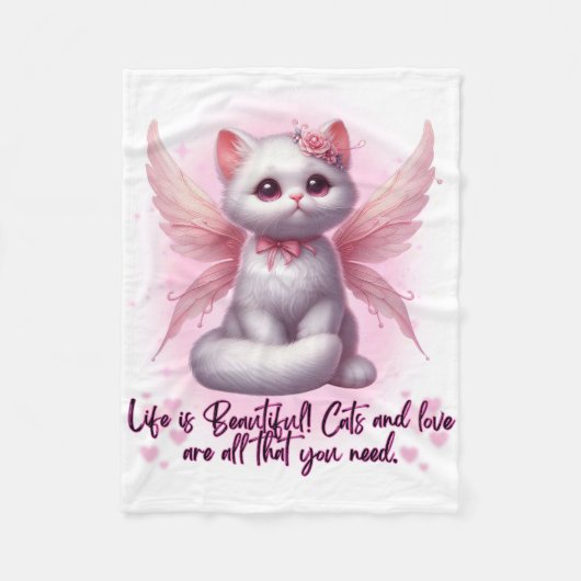 Fairy Whiskers of Liebe Fleecedecke (Vorderseite)