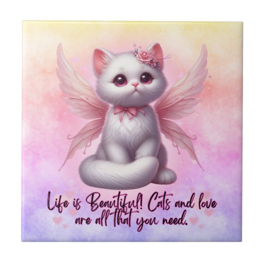 Fairy Whiskers of Liebe Fliese (Vorderseite)