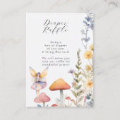 Fairy Wildblume Floral Baby Girl Diaper Begleitkarte (Vorderseite)