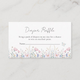 Fairy Wildblume Verzauberte Whimsical Baby Dusche Begleitkarte