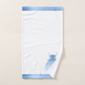 Fairy Wing Ice Gown | Frost Blue Iridescent Sheen Badhandtuch Set (Handtuch)