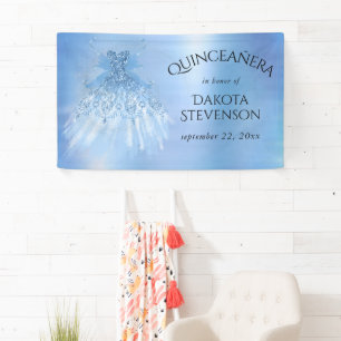 Fairy Wing Ice Gown   Frost Blue Iridescent Sheen Banner