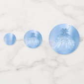 Fairy Wing Ice Gown | Frost Blue Iridescent Sheen Konfetti (Vorderseiten)