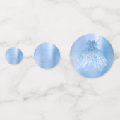 Fairy Wing Ice Gown | Frost Blue Iridescent Sheen Konfetti (Rückseiten)