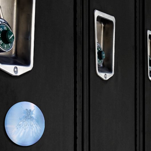 Fairy Wing Ice Gown | Frost Blue Iridescent Sheen Magnet