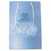 Fairy Wing Ice Gown | Frost Blue Iridescent Sheen Mittlere Geschenktüte (Vorderseite)
