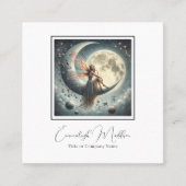 Fairy Wing Jewelights Delights Quadratische Visitenkarte (Vorderseite)