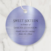 Fairy Wing Lavender Gown | Lila Iridescent Sheen Geschenkanhänger (Rückseite)