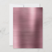 Fairy Wing Mauve Gown | Luxuriöse Dusty Pink Sheen Einladung (Rückseite)