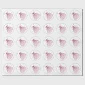 Fairy Wing Mauve Gown | Luxuriöse Dusty Pink Sheen Geschenkpapier (Flach)