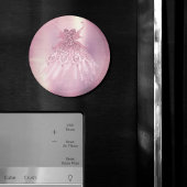 Fairy Wing Mauve Gown | Luxuriöse Dusty Pink Sheen Magnet