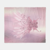 Fairy Wing Mauve Gown | Luxurious Dusty Pink Sheen Fleecedecke (Vorderseite (Horizontal))
