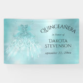 Fairy Wing Mind Gown | Luxe Pearl Green Aqua Sheen Banner (Horizontal)