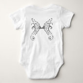 Fairy Wings Baby Strampler (Rückseite)