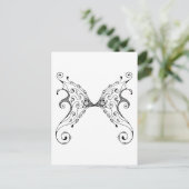 Fairy Wings Postkarte (Stehend Vorderseite)