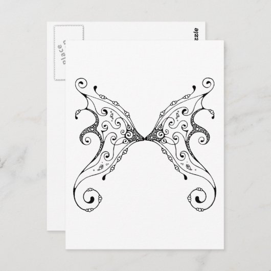 Fairy Wings Postkarte (Vorne/Hinten)