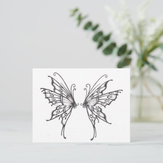 Fairy WINGS Postkarte (Stehend Vorderseite)