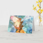 Fairy Wish Karte (Gelbe Blume)