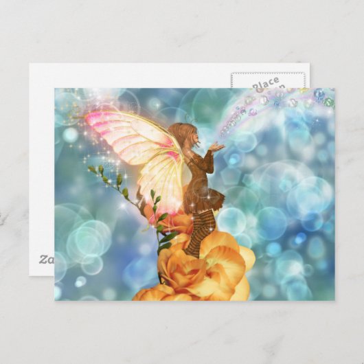 Fairy Wish Postkarte (Vorne/Hinten)