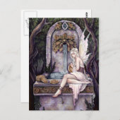 Fairy Wishing Well Postkarte (Vorne/Hinten)
