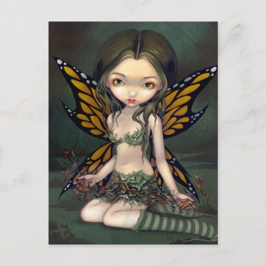 "Fairy with Driry Blume" Postkarte (Vorderseite)