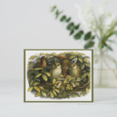 "Fairy with Owls" von Doyle Postkarte (Stehend Vorderseite)