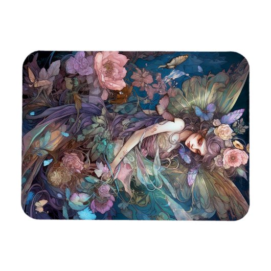 Fairy Woman Fantasy Art Magnet (Horizontal)