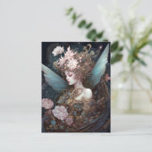 Fairy Woman Fantasy Art Postkarte (Stehend Vorderseite)