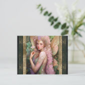 Fairy Woman Fantasy Art Postkarte (Stehend Vorderseite)