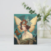 Fairy Woman Fantasy Art Postkarte (Stehend Vorderseite)