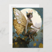 Fairy Woman Fantasy Art Postkarte (Vorne/Hinten)