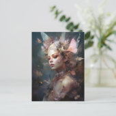 Fairy Woman Fantasy Art Postkarte (Stehend Vorderseite)