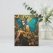 Fairy Woman Fantasy Art Postkarte (Stehend Vorderseite)