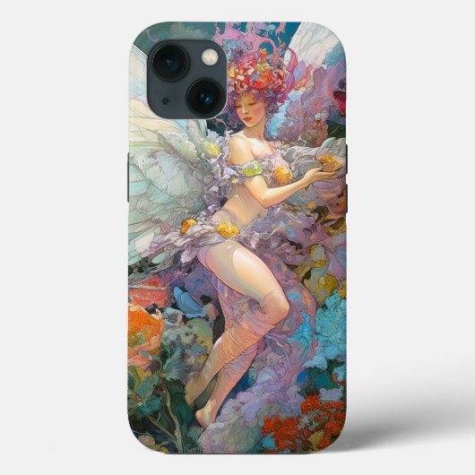Fairy Woman In Blume Fantasy Art Case-Mate iPhone Hülle (Rückseite)