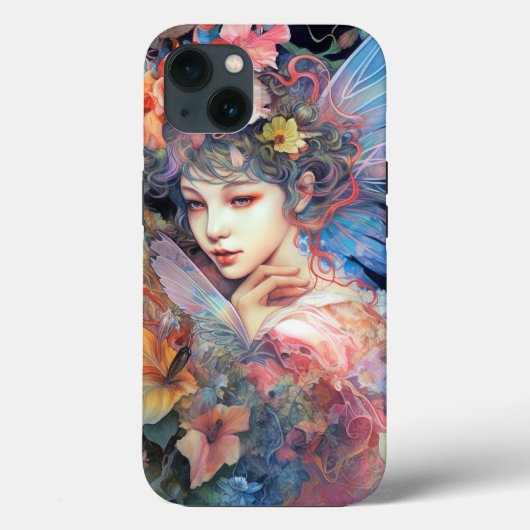 Fairy Woman In Blume Fantasy Art Case-Mate iPhone Hülle (Rückseite)