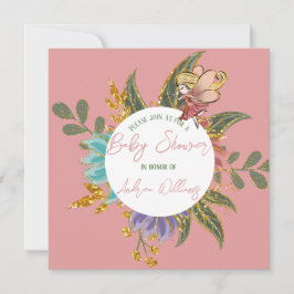 Fairy Wonderland Magical Woodland Baby Dusche Einladung