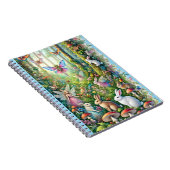 Fairy Woodland Gathering Enchanted Forest Fantasy Notizblock (Rechte Seite)