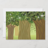 Fairy Woodland Geburtstagsparty Einladungen (Rückseite)