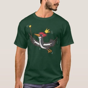 Fairy Woodpecker Wildlife Mystical Bird Fairy Lieb T-Shirt