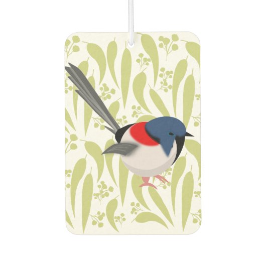 Fairy Wren Autolufterfrischer (Vorderseite)
