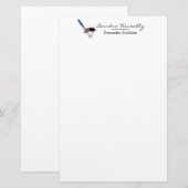 Fairy Wren Briefpapier (Vorne/Hinten)
