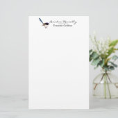 Fairy Wren Briefpapier (Stehend Vorderseite)