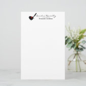 Fairy Wren Briefpapier (Stehend Vorderseite)