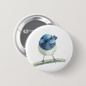 Fairy Wren Button (Vorne & Hinten)