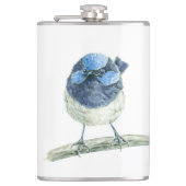 Fairy Wren Flachmann (Vorderseite)