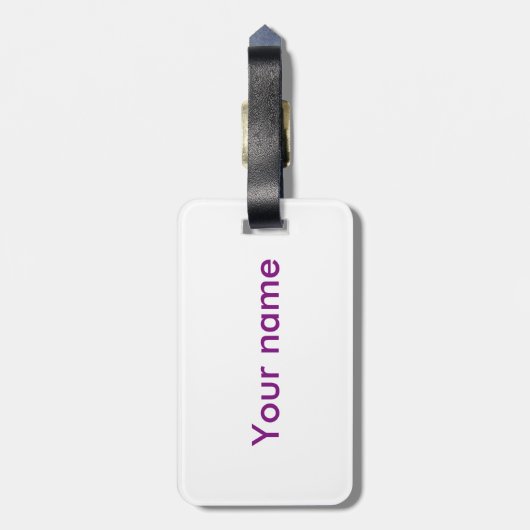 Fairy Wren Gepäckanhänger (Rückseite vertikal)